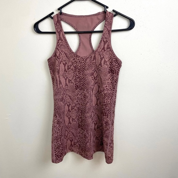 Lululemon Cool Racerback - Desert Snake Bark Berry Multi - Picture 4 of 7